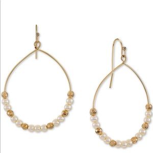Pearl Beaded Drop Earrings
